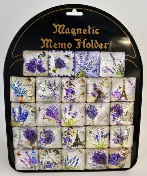 Magnetka 4x4 cm Levandule
