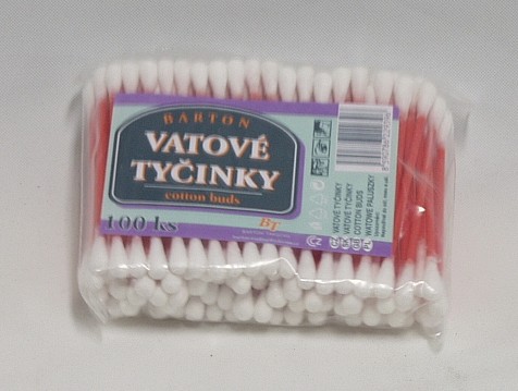 Tyčinky vatové ZIP 100 ks