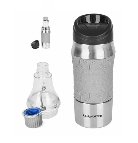 termokelímek 0,35l (nebo láhev 0,5l) nerez KONIGH