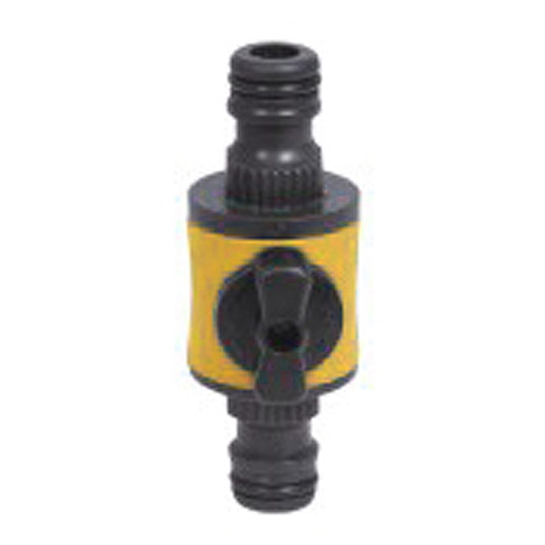 Mezikus spojka pro 2 rychlospojky 1/2" plast s ventilem