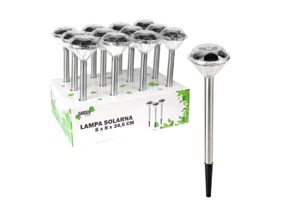 Lampa solární 34,5 cm Diamond
