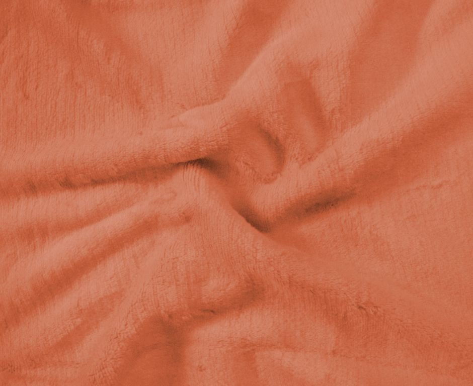 Mikroplyšové prostěradlo lososová 180x200cm