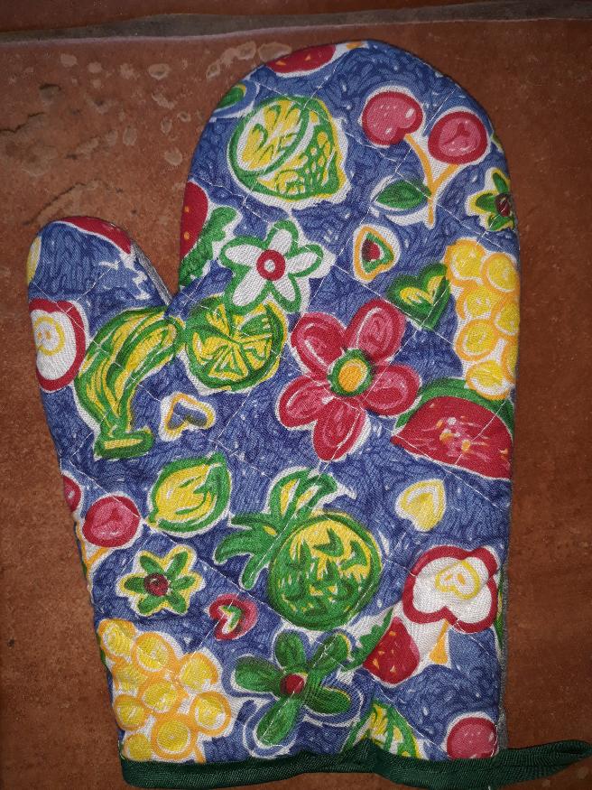 Chňapka s magnetem Květy 2ks