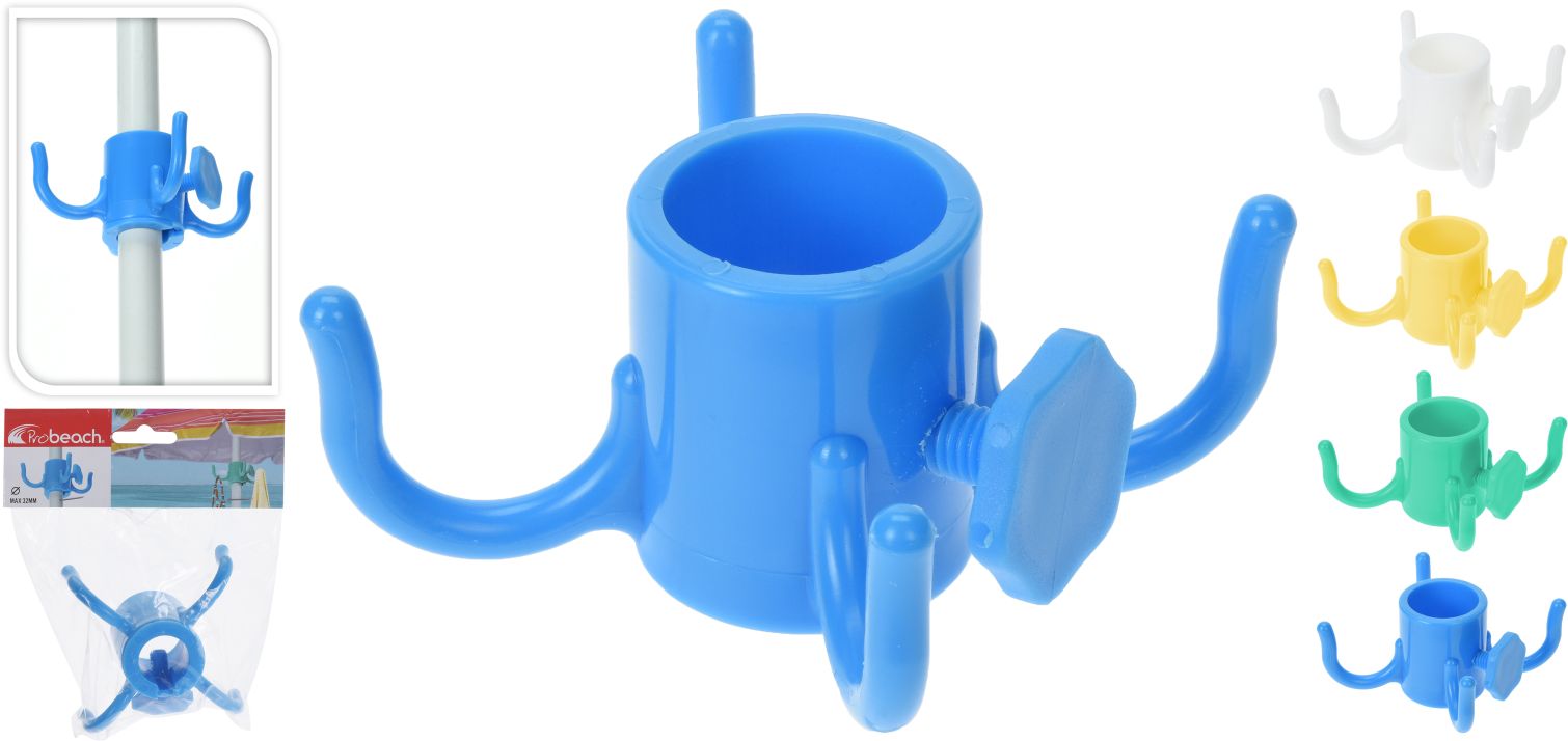 Háček na slunečník průměr 32 mm 4 háčky