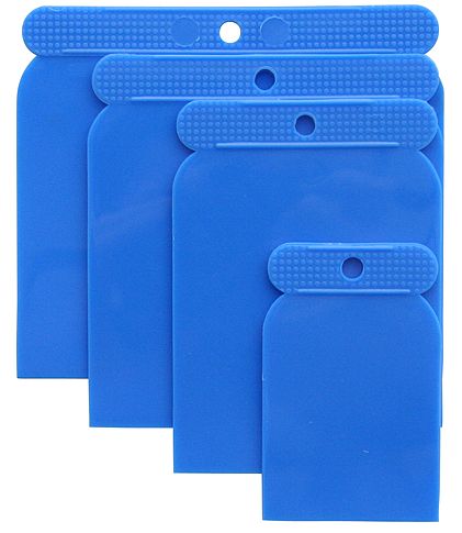 Stěrka sada 4 ks plast 50-80-100-120 mm