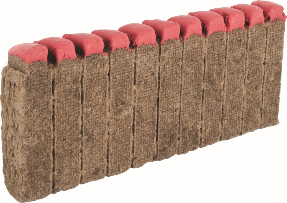 Podpalovač dřevěný 12 ks se zápalkou