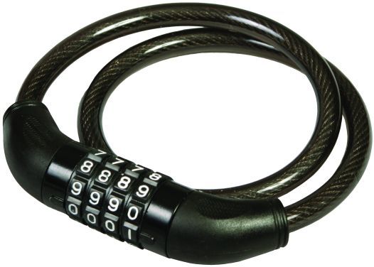 Zámek na kolo kódovací 65 cmx10 mm