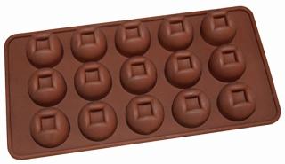 Forma silikonová na čokoládu pralinka