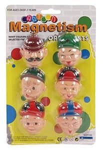 Magnetky obličeje 6 ks