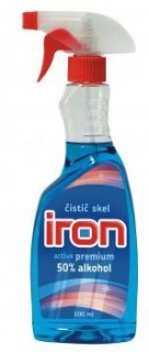 Iron Active Premium na čištění oken 500 ml s rozprašovačem