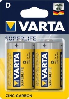 Baterie velké mono Varta - Superlife blistr R20
