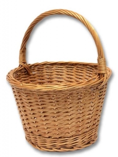 Koš TRHÁČEK d30 v.24cm velký proutěný