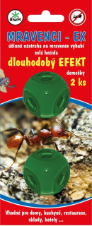 Návnada na hubení mravenců past domeček 2 ks s gelovou náplní MRAVENCI-EX