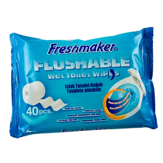 Papír toaletní vlhčený Freshmaker 40 ks