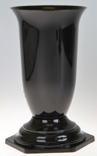Váza zátěžová 29,5x15 cm černá