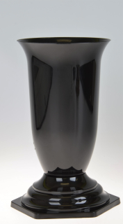Váza zátěžová 23x13 cm černá
