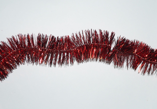 Řetěz vánoční 1,5 m/5 cm červený