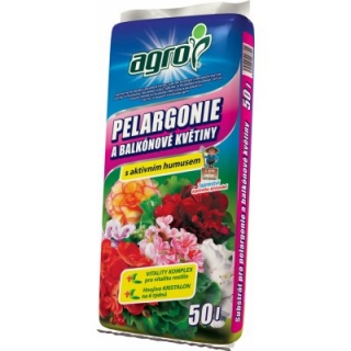 Substrát pro pelargonie a balkónové květiny 50l AGRO