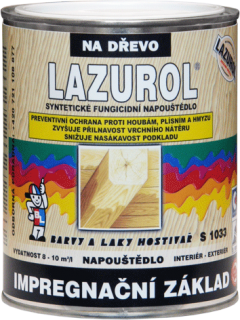 LAZUROL impregnační základ S 1033 čirý 750ml