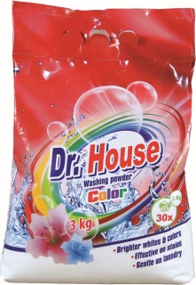 Prášek prací Color 3 kg Dr. House