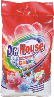 Prášek prací Color 9 kg Dr. House