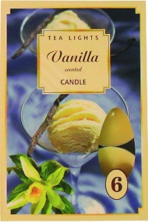    Svíčka čajová 6 ks Vanilla