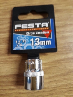 Hlavice 1/4" 13 mm FESTA