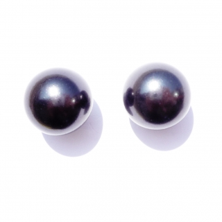 Náušnice Jablonecká perla černé puzeta 