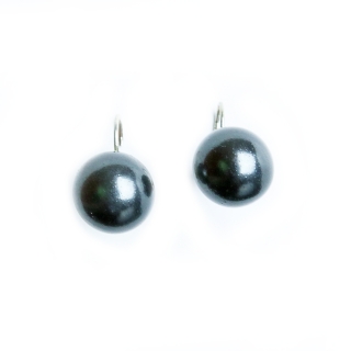 Náušnice Jablonecké perly černé