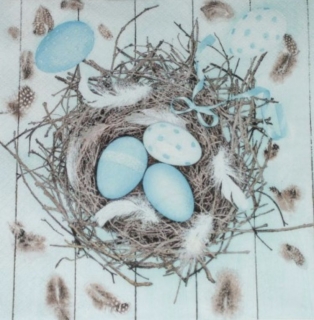 Ubrousky 3-vrstvé Vajíčka v hnízdě 20ks