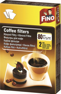 Filtr kávový 2/80 ks Fino