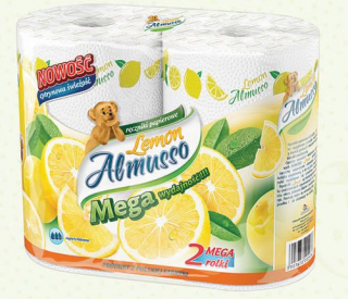 Utěrka kuchyňská 2-vrstvá Almusso Lemon