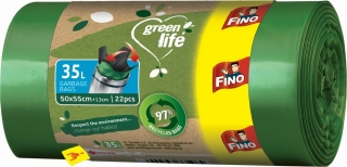 Pytle na odpadky 35 l / 22 ks Easy pack Green life FINO