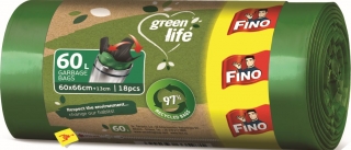 Pytle na odpadky 60 l / 18 ks Easy pack Green life FINO